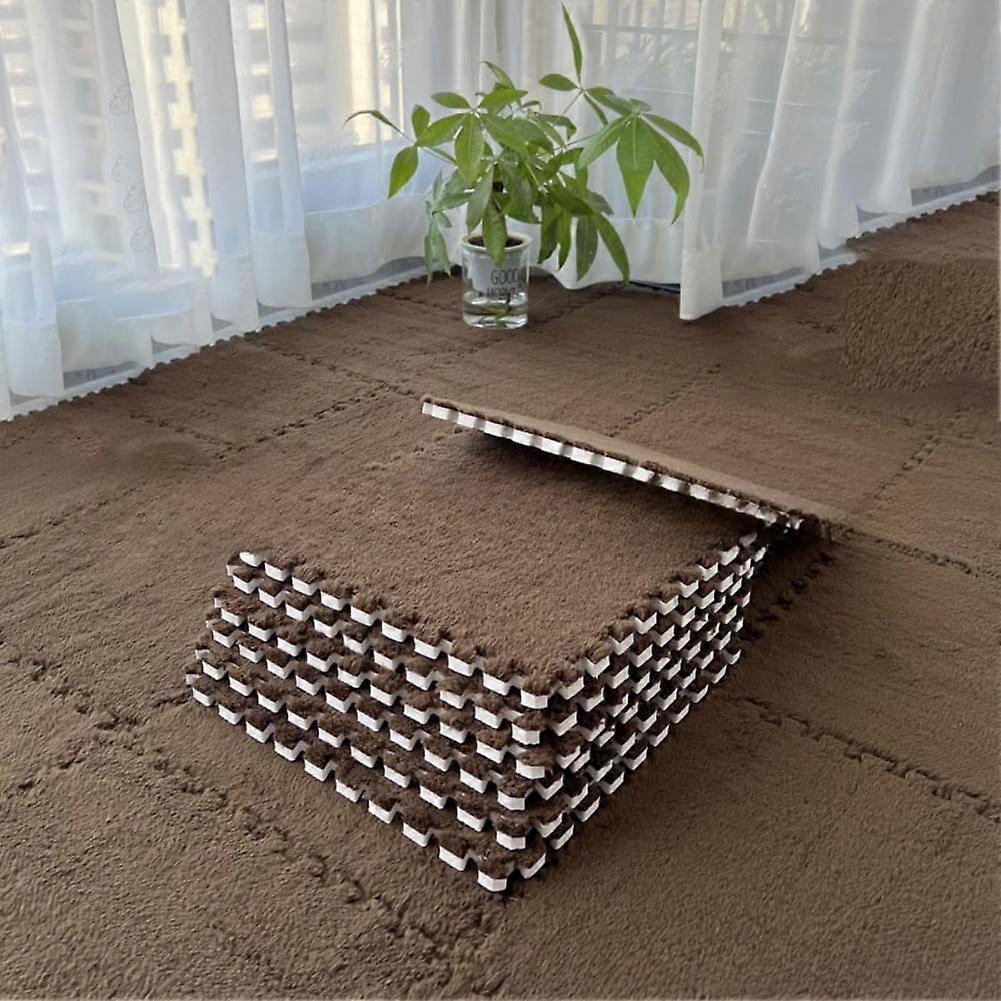 Soft Interlocking Plush Foam Floor Mat Square Tiles for Comfortable Flooring