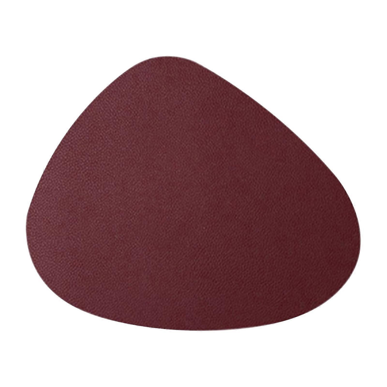 PU Leather Double-Sided Coaster, Thickened Table Protector for Hot/Cold Drinks, Compatible with All Tables