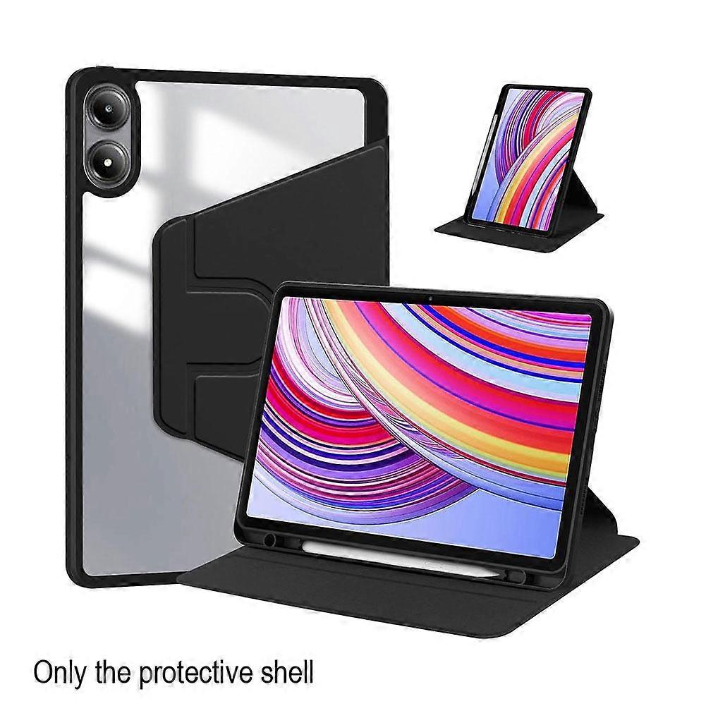 Shockproof Protective Case for Redmi Pad 2 Pro, Scratch Resistant Soft TPU Tablet Back Cover, Slim Fit Lightweight Protective Shell