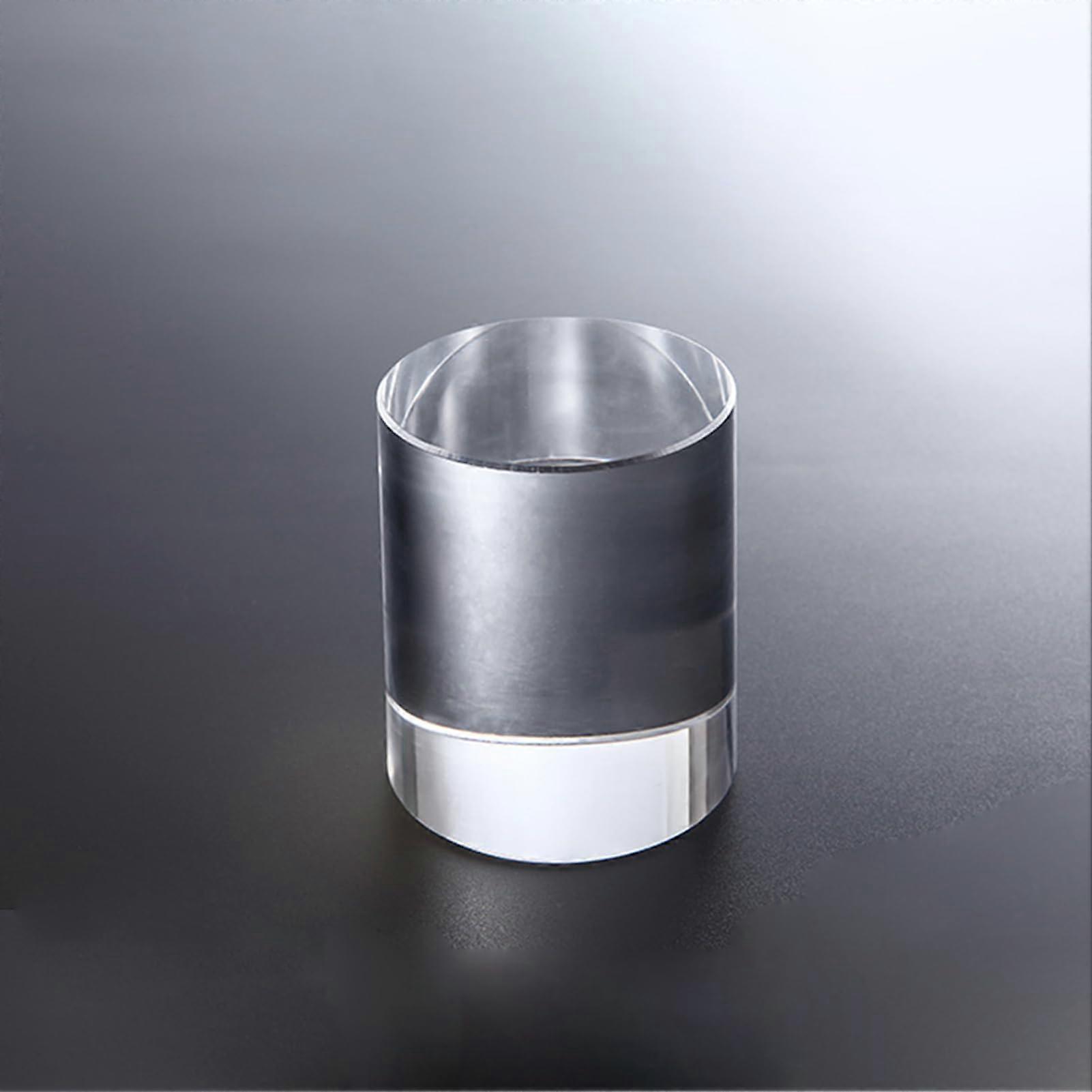 Acrylic Display Block 6x8cm Clear Rectangle Base for Models and Souvenirs