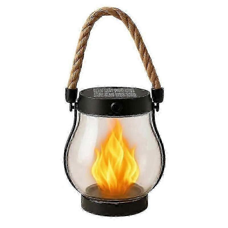 Waterproof Solar Lanterns Outdoor Dancing Flame Lights