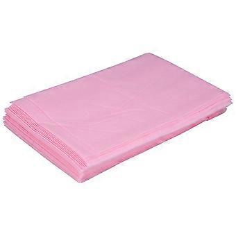 10 Pack Disposable Waterproof Non-Woven Bed Sheets 180 x 80cm Massage Beauty Bed Cover Pink
