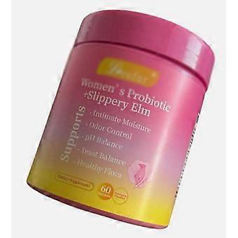 Probiotische gummies voor vrouwen + gladde iep, 60 stuks - ananassmaak