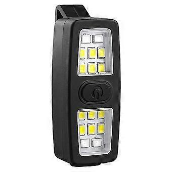 Clip-on Flashlight, Clip-on Running Light, USB Rechargeable Reflective LED Clip-on Running Light, for Night Running, Runners, Joggers, Camping, 5.7*2