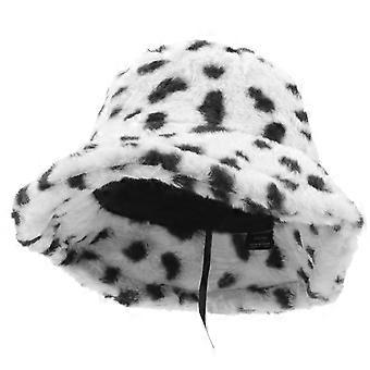 Plush Bucket Hat for Women Winter Cap for Wearing