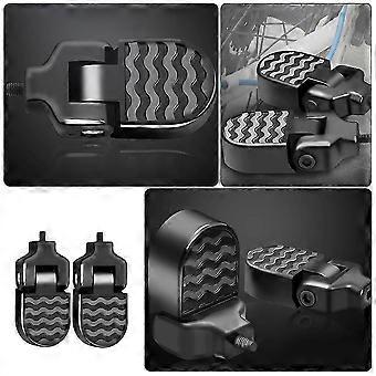 Pedali per sedili posteriori in lega di alluminio resistente per un comodo poggiapiedi 8X4CM Design semplice 1 paio