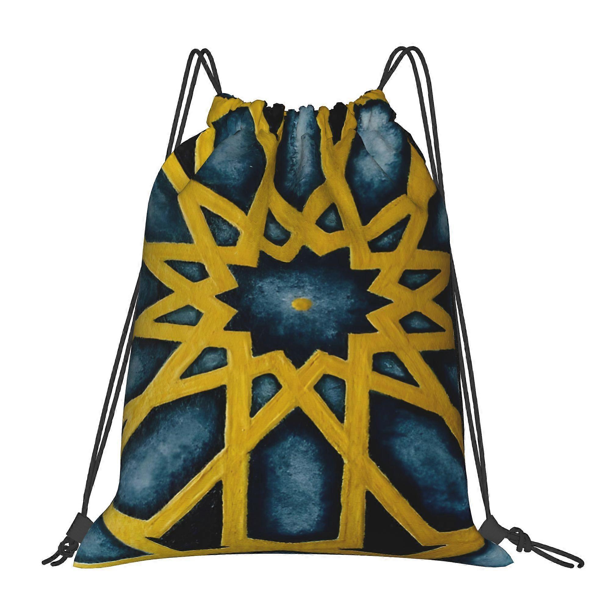 1pc Designer Mandala Drawstring Backpack-Cqazw