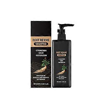 100 ml Ginseng Root Shampoo, renser hovedbunden i dybden, fugter og blødgør håret, og efterlader det skinnende og fyldigt.