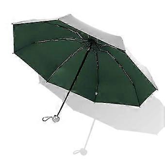 8 ribber lomme mini paraply anti uv paraguas paralysoll regn vindtett lys folding
