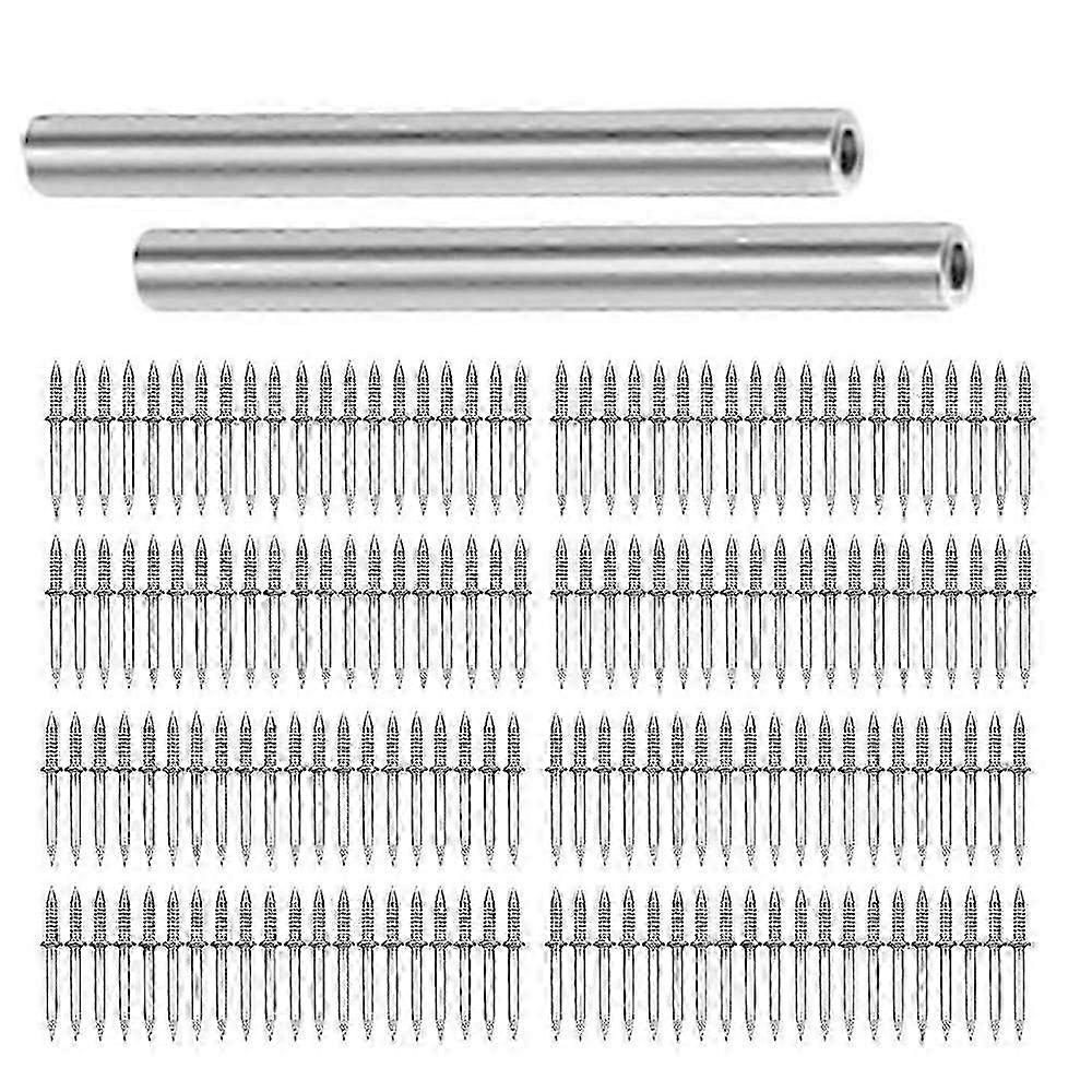 Double-Head Skirting Thread Seamless Nail Double-Headed