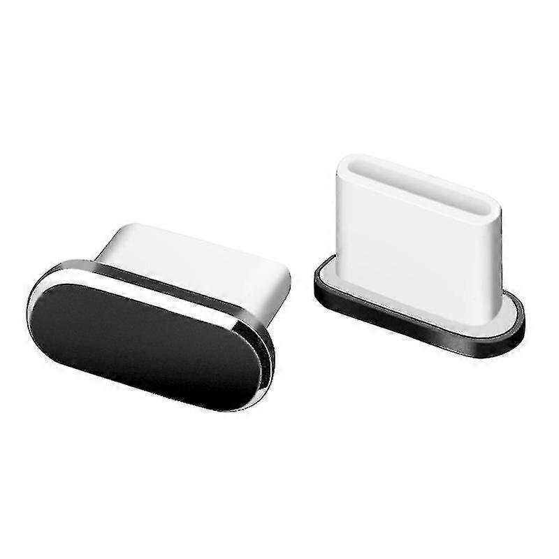 Casque Jack Protector Metal Dust Cap Light Weight Type5pcsblack