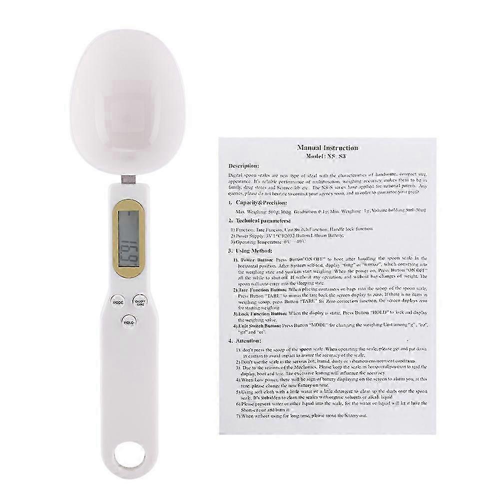 500g/0.1g LCD Digital Kitchen Scale Electronic Measuring Spoon