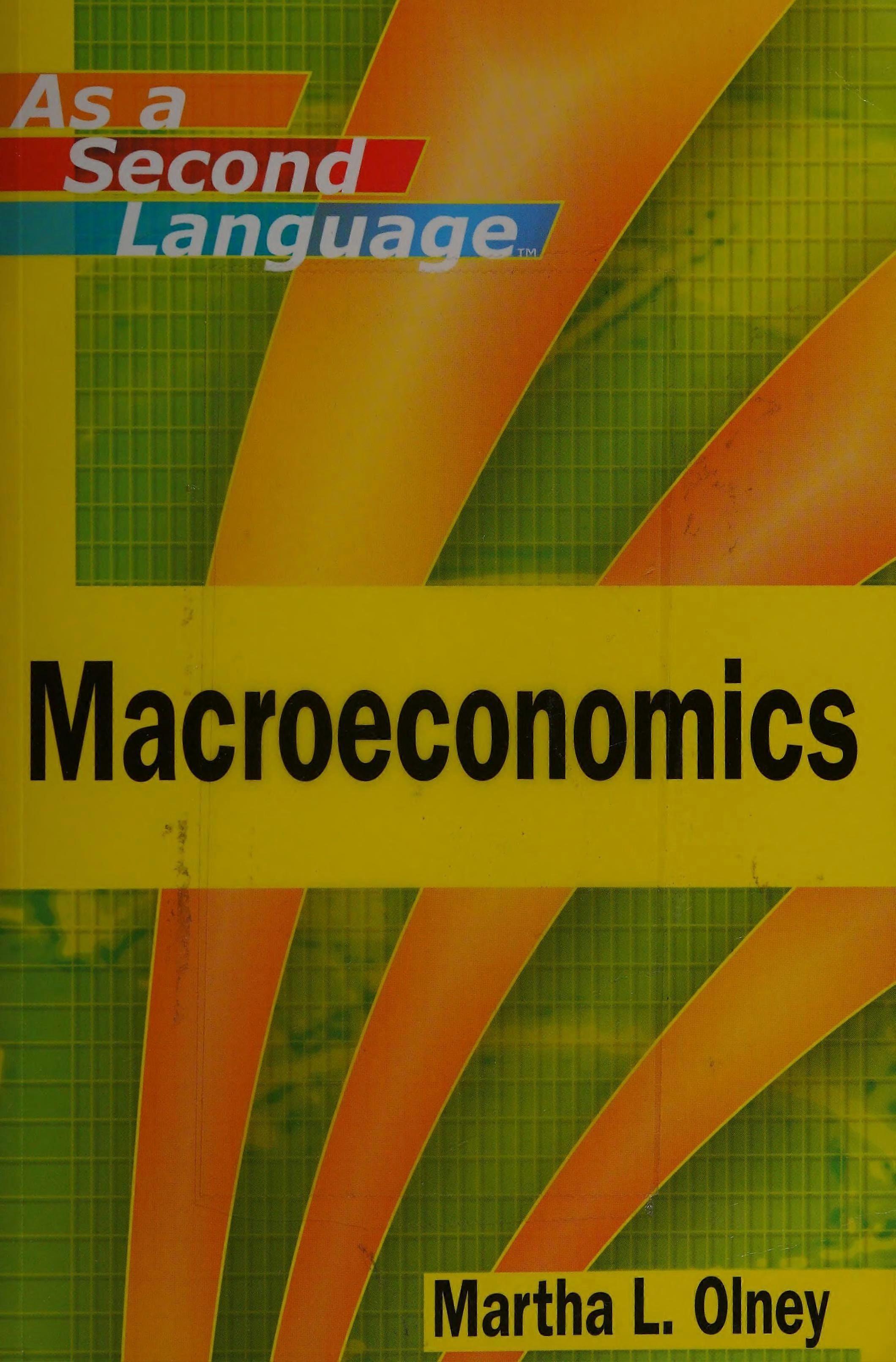Macroeconomics as a second language