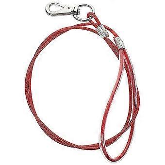Durable Metal Puppy Leash with Steel Wire Core and Chew-Resistant Design