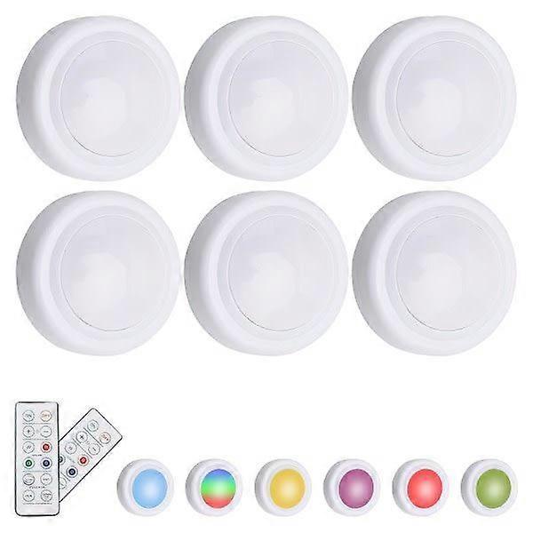 LED spots met afstandsbediening - Wireless MultiColor 12-pack