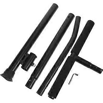 Multi-function Fitness Trampoline Handle Bar T-shaped Metal Safety Handrail Replacement for Adults Foldable Indoor Home Gym Accessory for Space-saving
