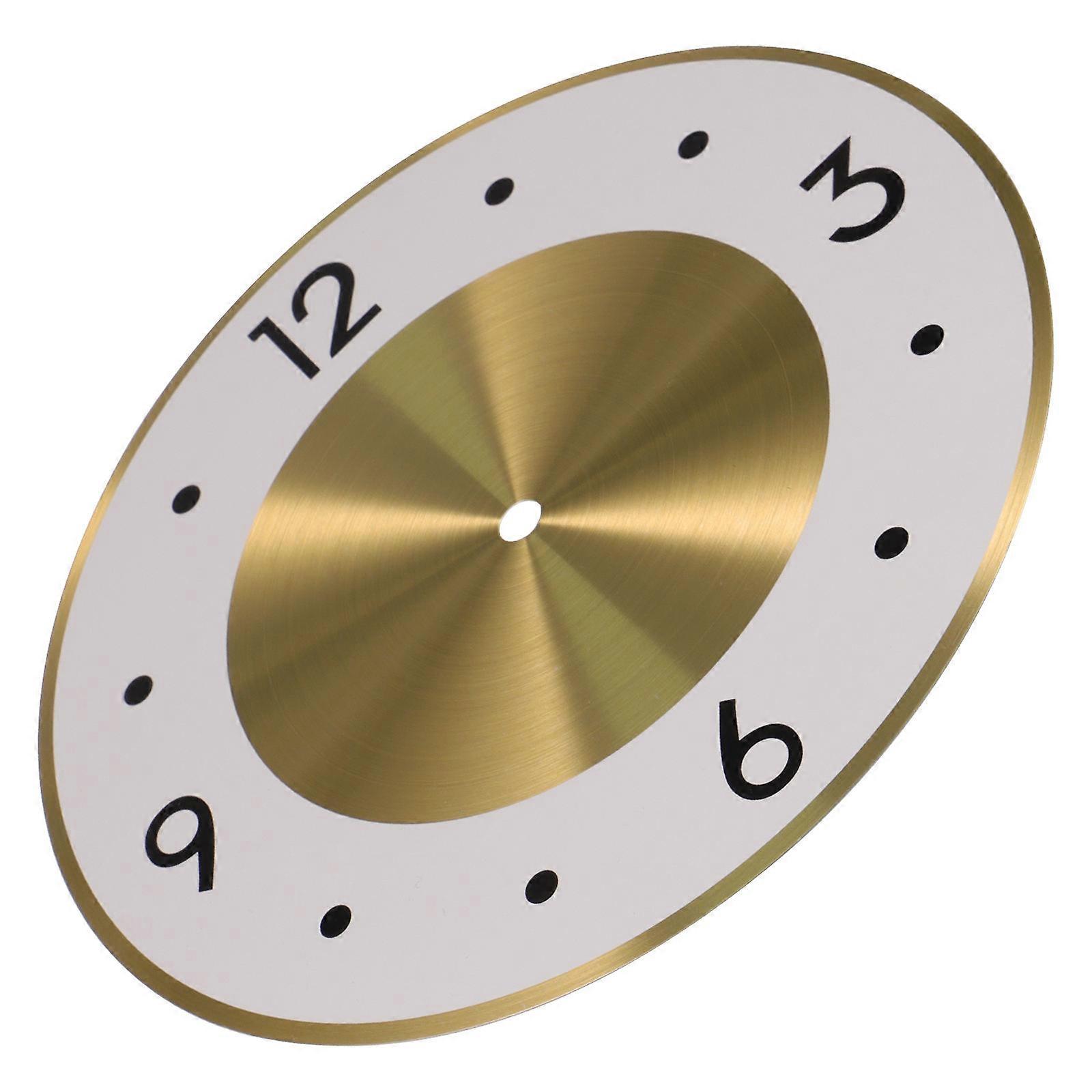 Wall Clock Dial DIY Clock Dial Numeral Clock Dial Plastic Replacement Clock Dial Part Clock Accessory