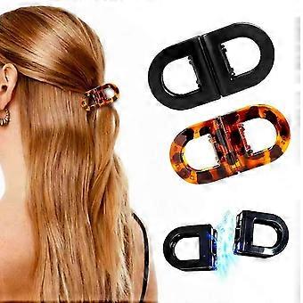Magnetische Haarspangen, 2er-Pack magnetische Haarspangen für Damen, knickfreie Haarspangen mit starkem Halt, nahtloses 2-in-1-Design für alltagstaugliche Frisuren | Crease-xxy