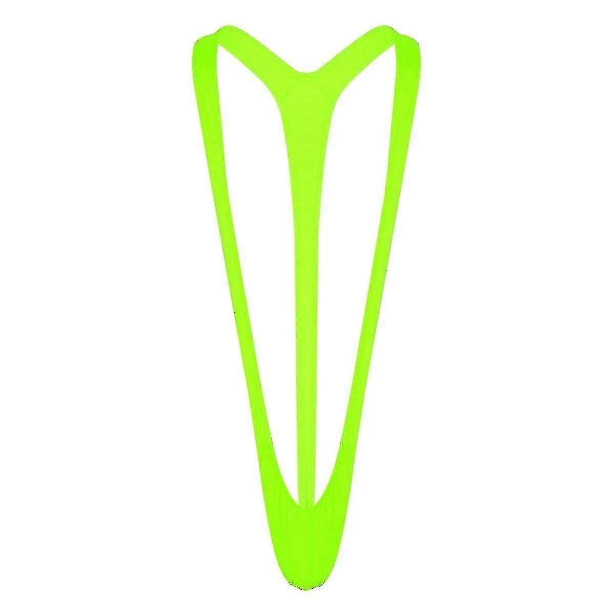 Fluorescens Mankini - Mann Elastisk Badedrakt