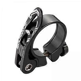 6xBicycle Seatpost Clamp Aluminum for Mountain Bike Parts 34.9mm Black