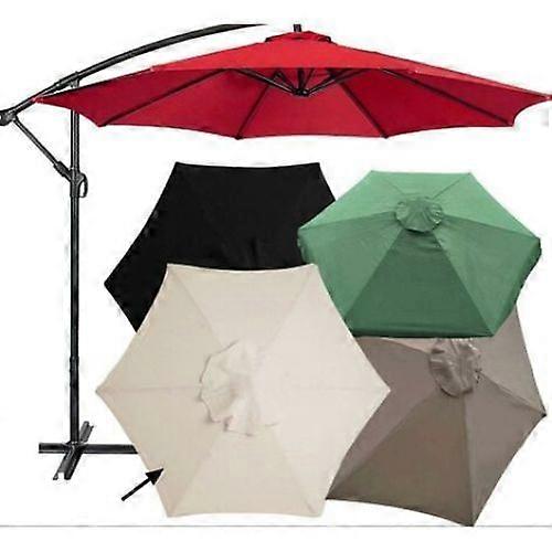 Waterproof Polyester Hexagonal Canopy for 3m Garden Parasol