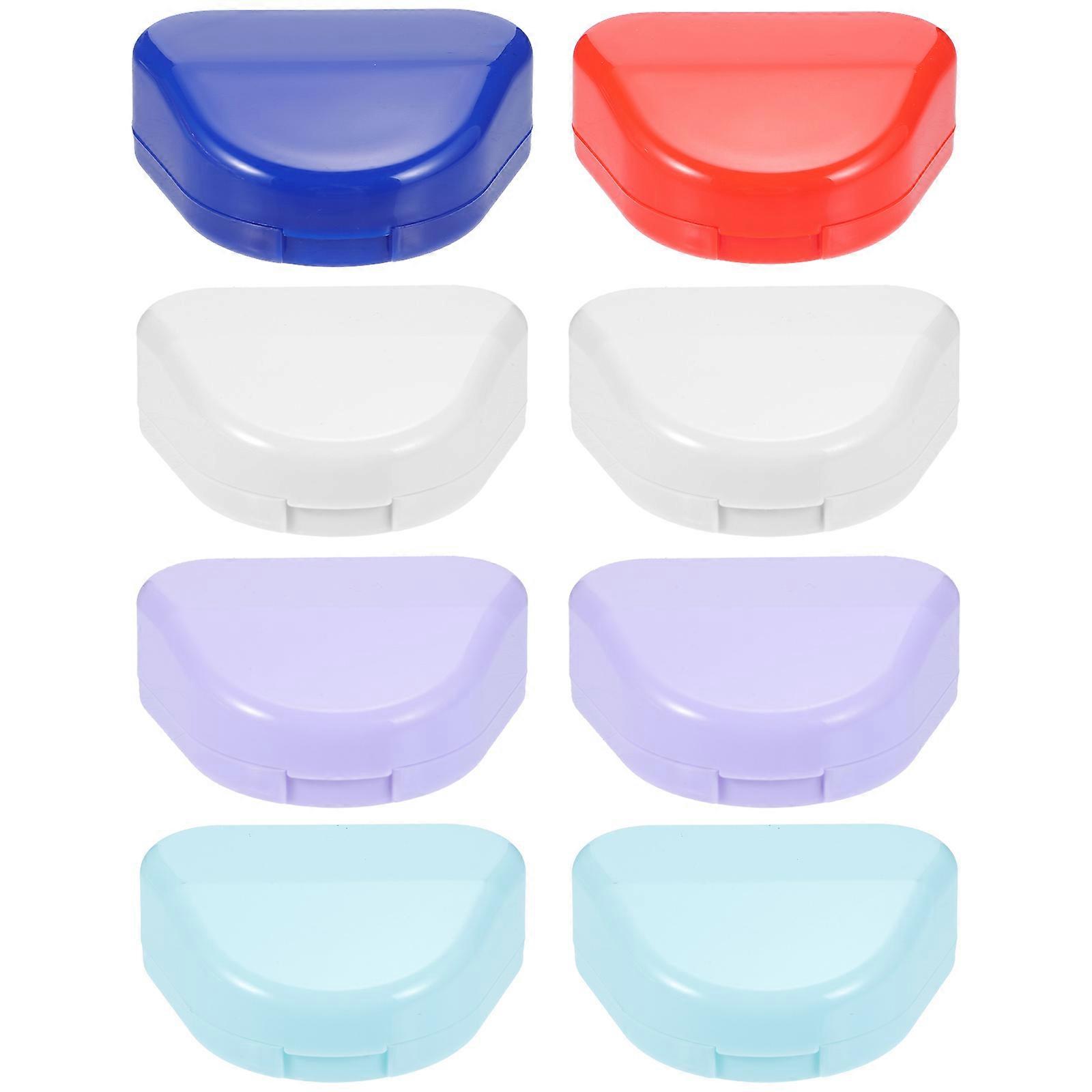 Portable Denture Case Convenient Denture Container for Storage 40Pcs