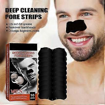 Men Blackhead Pore Strips, Men Deep Cleaning Pore Strips, Charcoal Blackhead Remover Strips, Instant Pore Unclogging