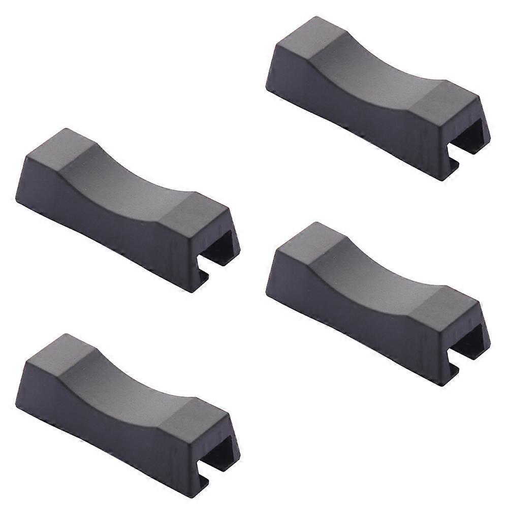Chopsticks Holder Practical Rest for Tableware Support Stand 4Pcs Black