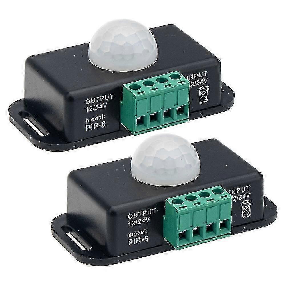 2 Pcs Sports Switch Motion Light Switch Pir Sensor Switch PIR Controller 12 Volt Timer Switch Motion Sensor Switch