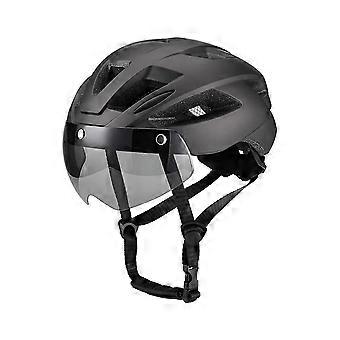Kask rowerowy dla dorosłych, lekka mikroskorupa, mężczyźni kobiety, sugerowana regulacja dopasowania z dopasowaniem przedniej szyby57-62 cm do jazdy na rowerze Titanium