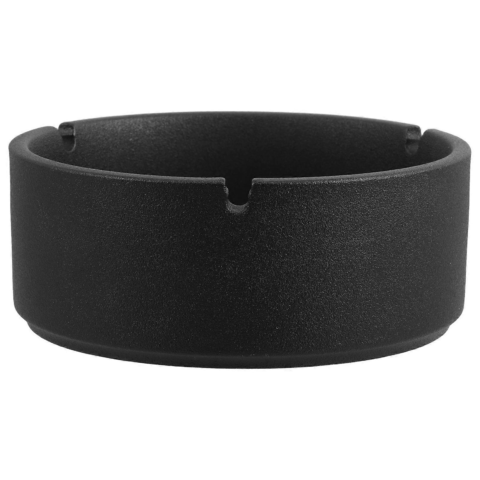 Ceramic Ashtray Round Core Ash Tray for Windproof Desktop Holder