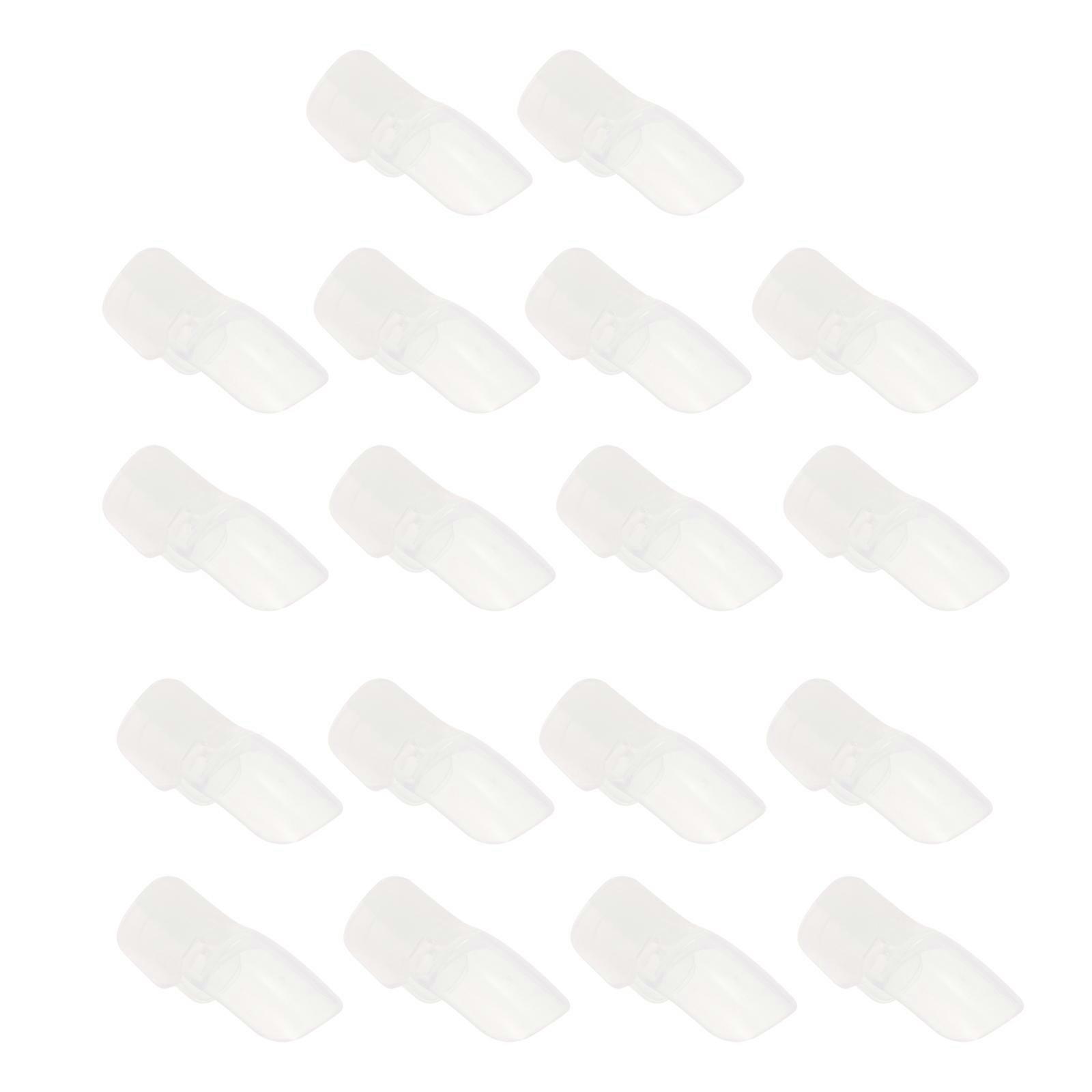 Nail Polish Varnish Protector Transparent Plastic Holder for 20Pcs Use