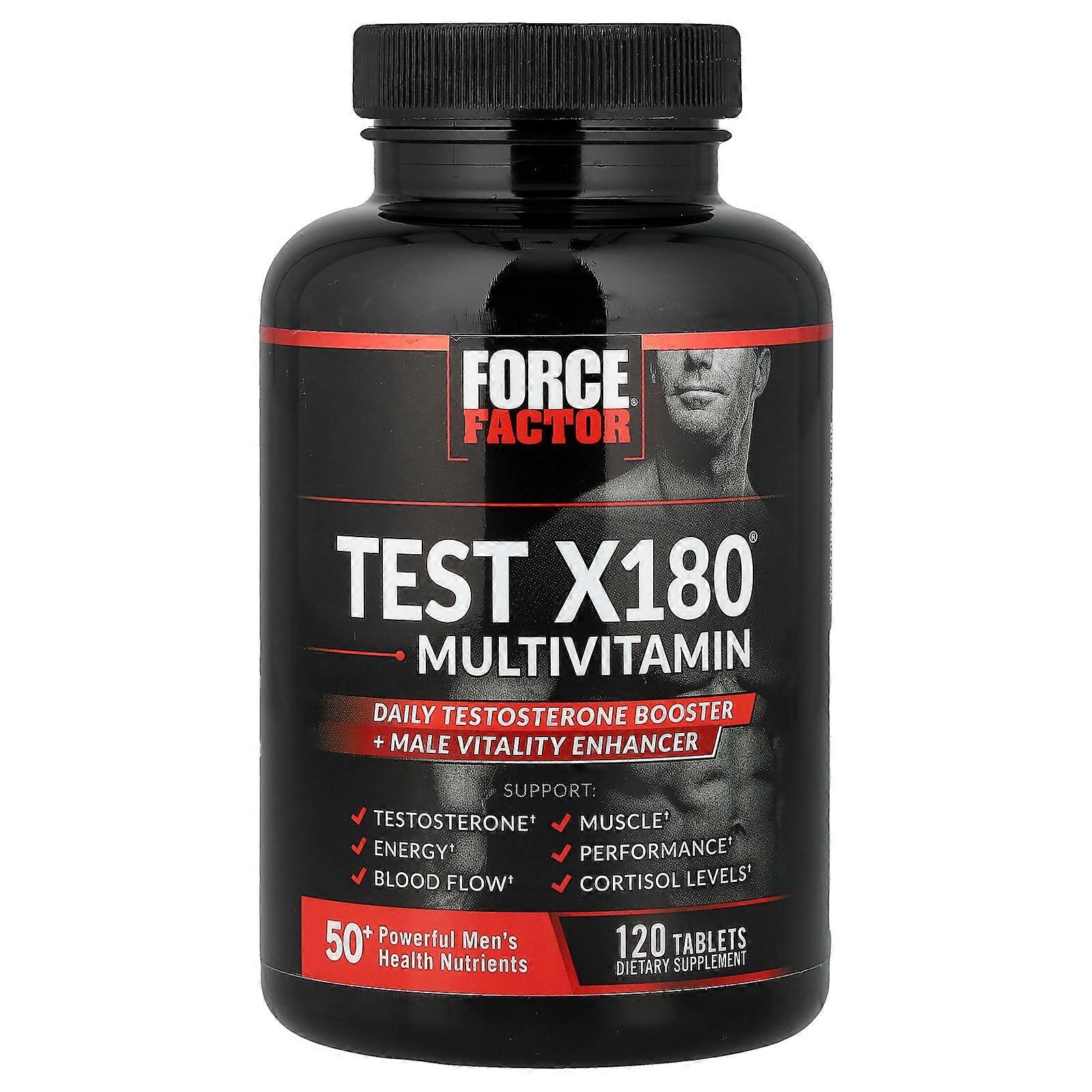 Force Factor, Test X180® Multivitamin, 120 Tablets