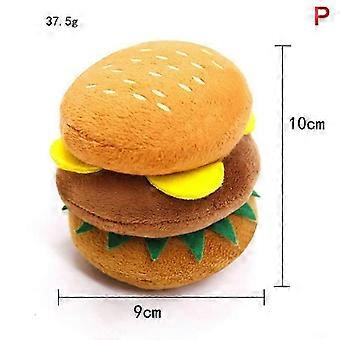 Pet Plush Squeaky Soft Dog Bone Toy Bite-Resistant Clean Chew Puppy Training Toy