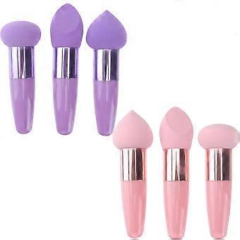 Pink Multifunctional Makeup Pens for Makeup Use 6Pcs Sponge Set
