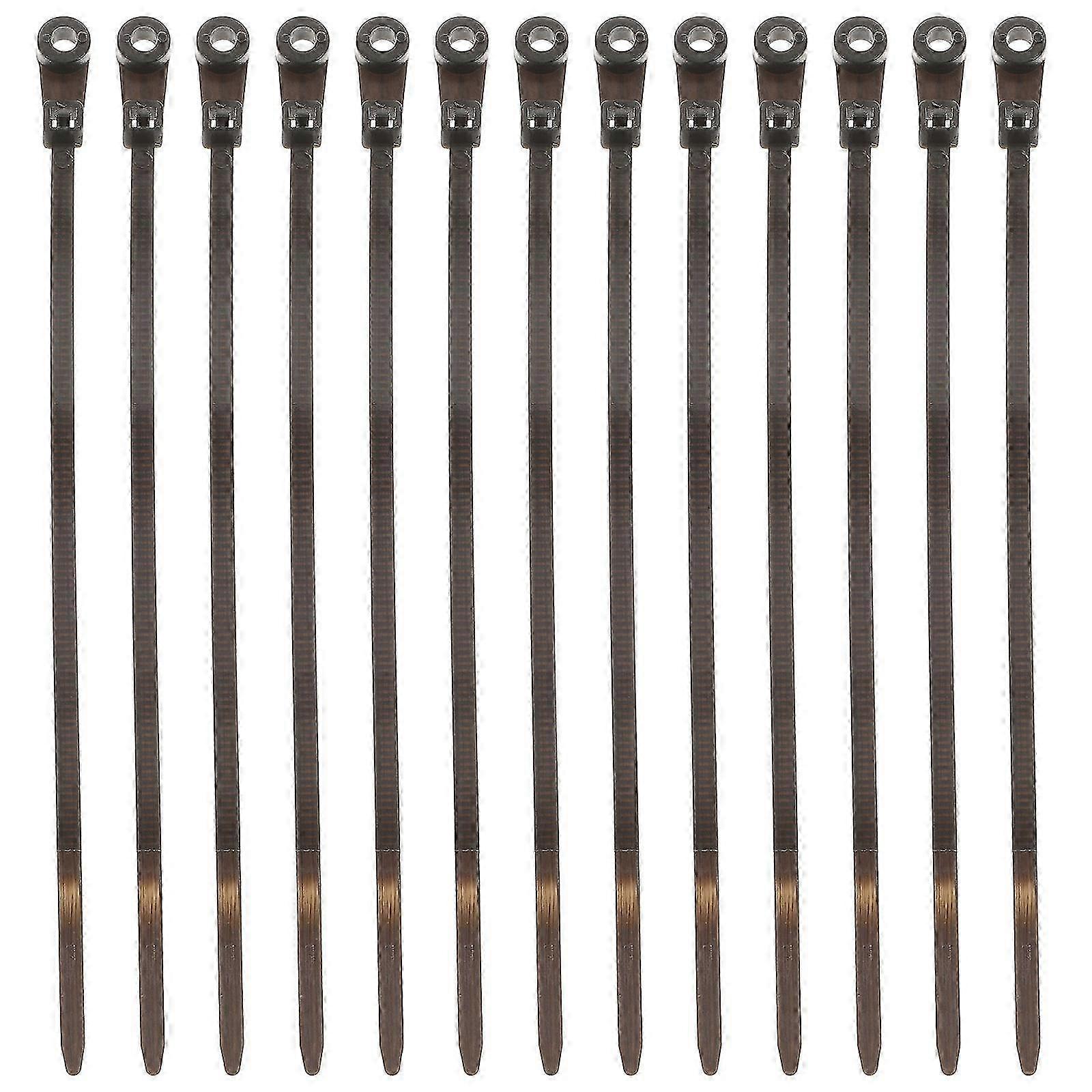 Self-Locking Nylon Cable Ties compatible with Fixing Multipurpose 100Pcs Black Zip Ties