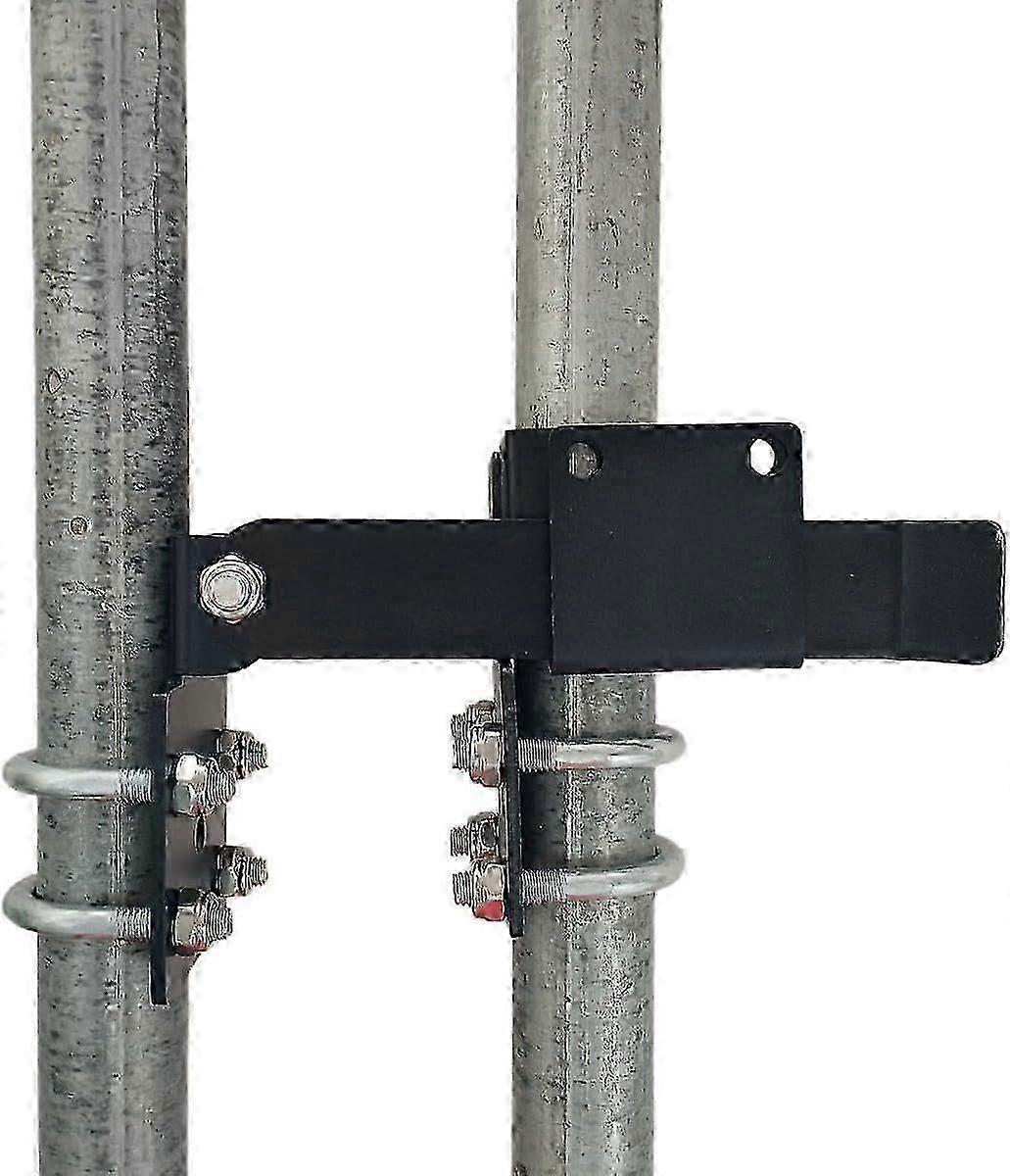 Double gate hardware compatible with chain link fence 1-3/8" latch