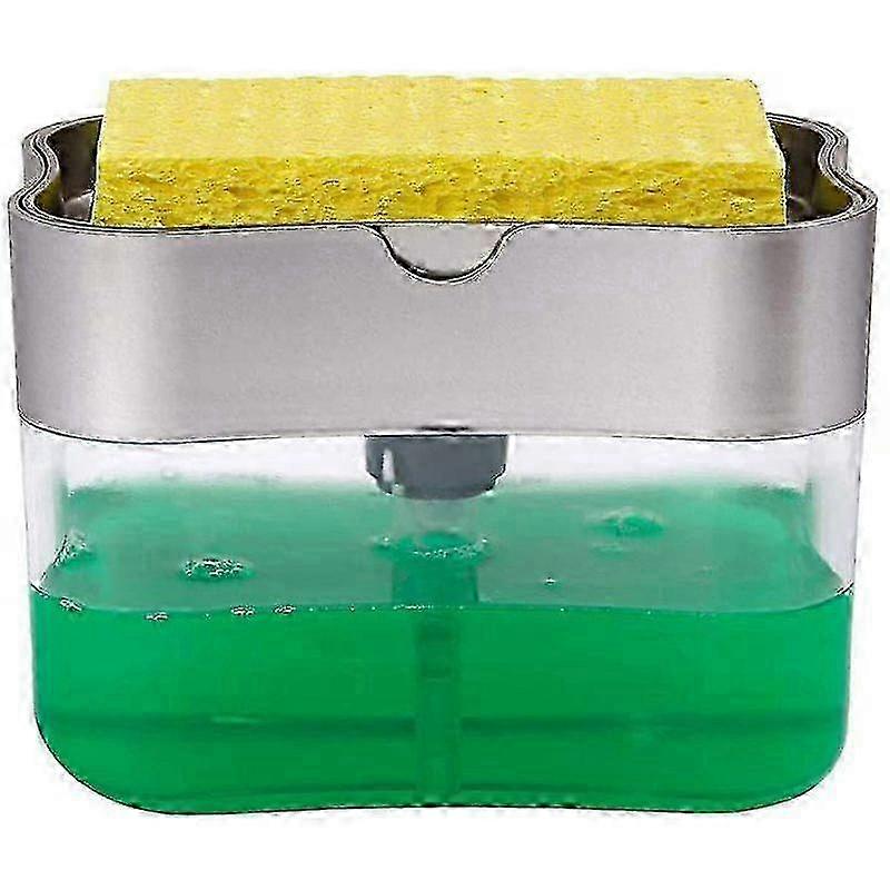 2-in-1 Soap Dispenser & Sponge Caddy