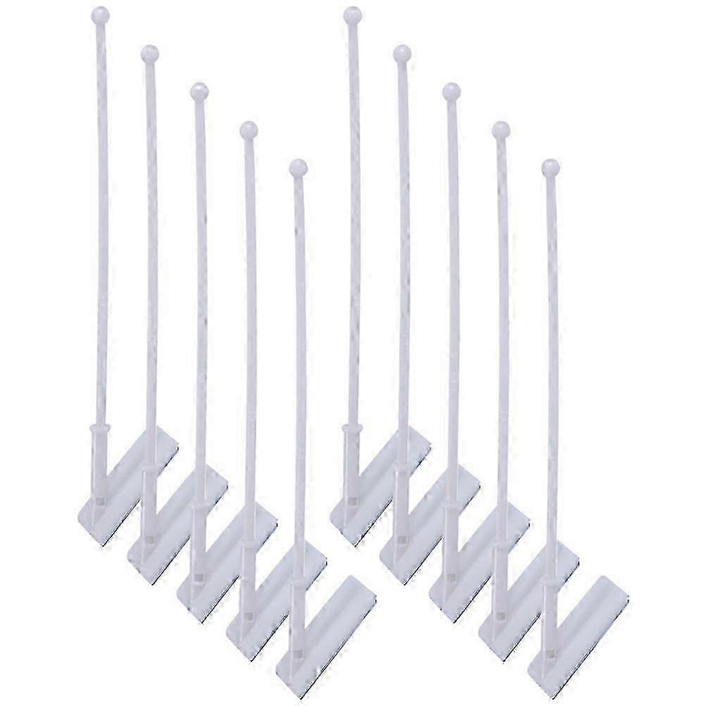 Plastic Vehicle Flagpole Car Flagpole compatible with Auto Window Flag Support 40Pcs