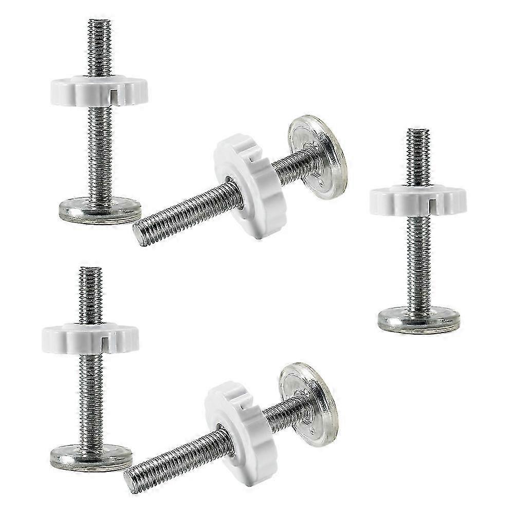 5x Pressure Mount Gate Bolts With Scratch-Proof Ends