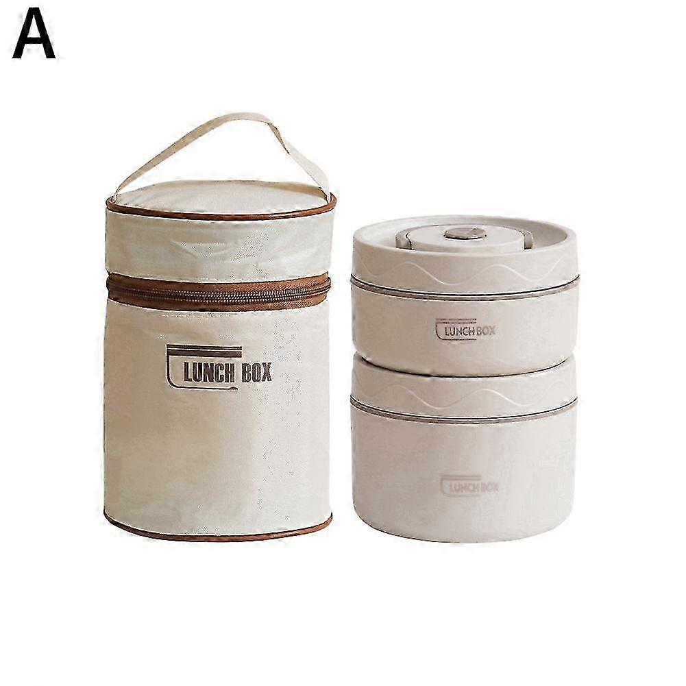 Double-Layer Insulated Stainless Lunch Set