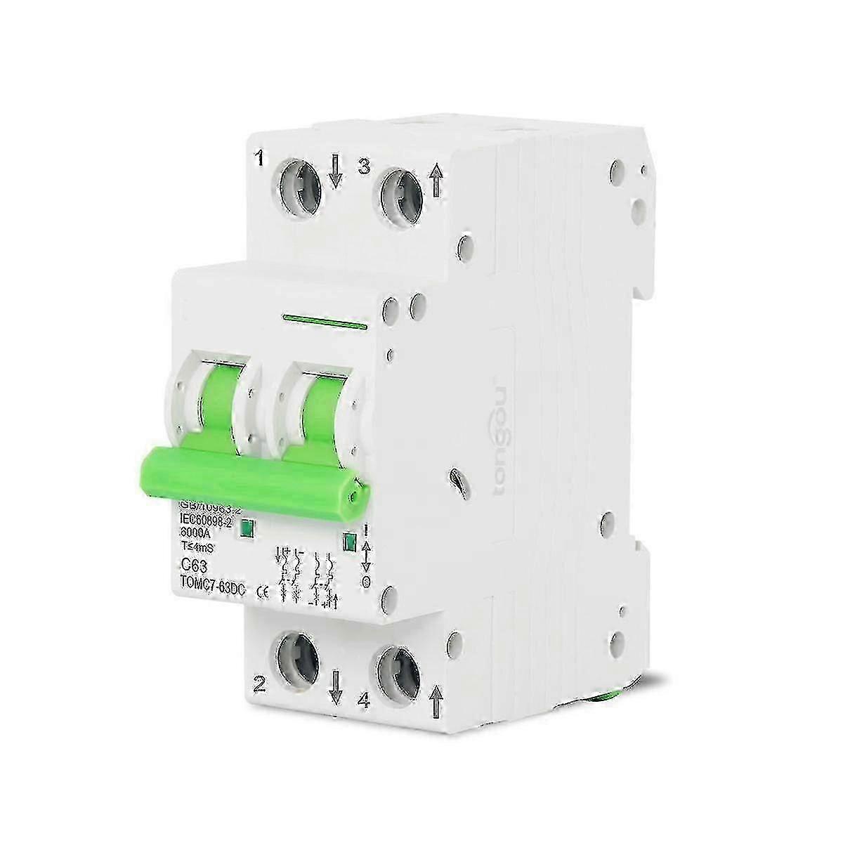 550V DC 40A Solar 2P Mini Circuit Breaker