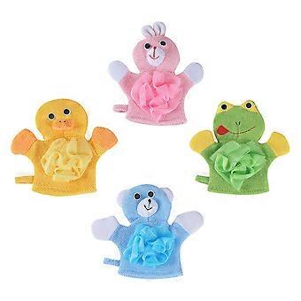 Cartoon Kids Bathing Glove for Body Cleaner 16Pcs Assorted