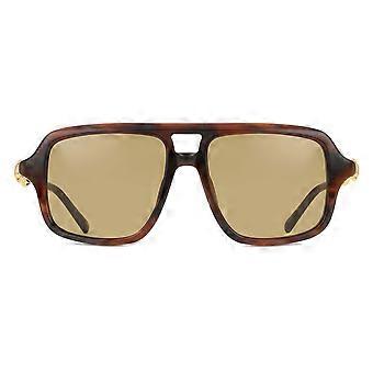 Gucci GG2052S 003 Full Rim  Women Pilot Sunglasses UV2 Original
