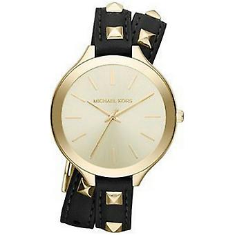 Michael kors runway reloj para Mujer Analógico de Cuarzo con brazalete de Piel de vaca MK2317