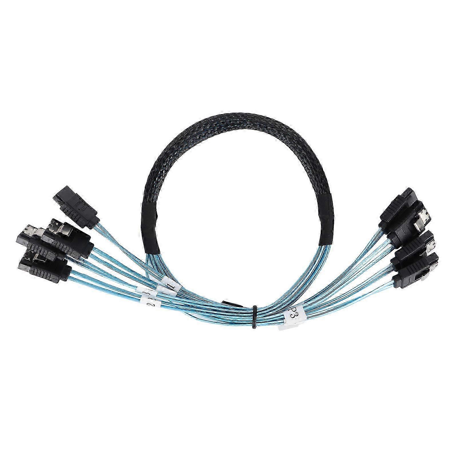 Mini 7 Pin SATA Cable 6Gbps 0.5m