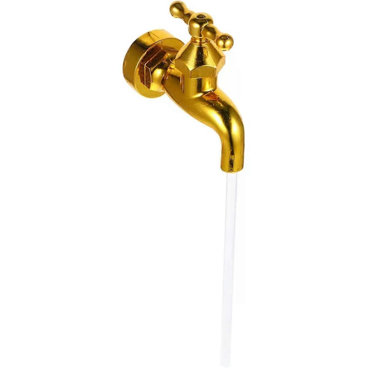 Fountain Garden Tap Decor Plastic Sturdy Creative