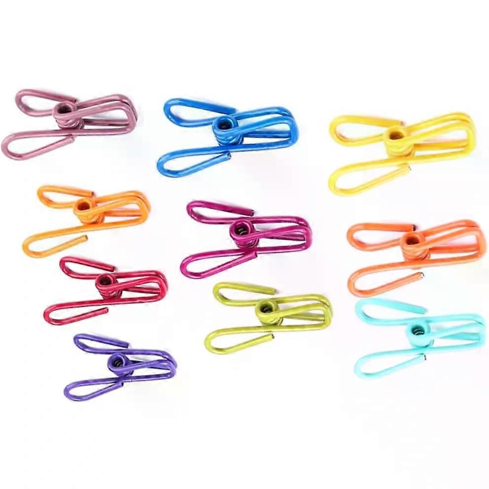 32 Pcs Colourful Multi-purpose Clothesline Utility Clips