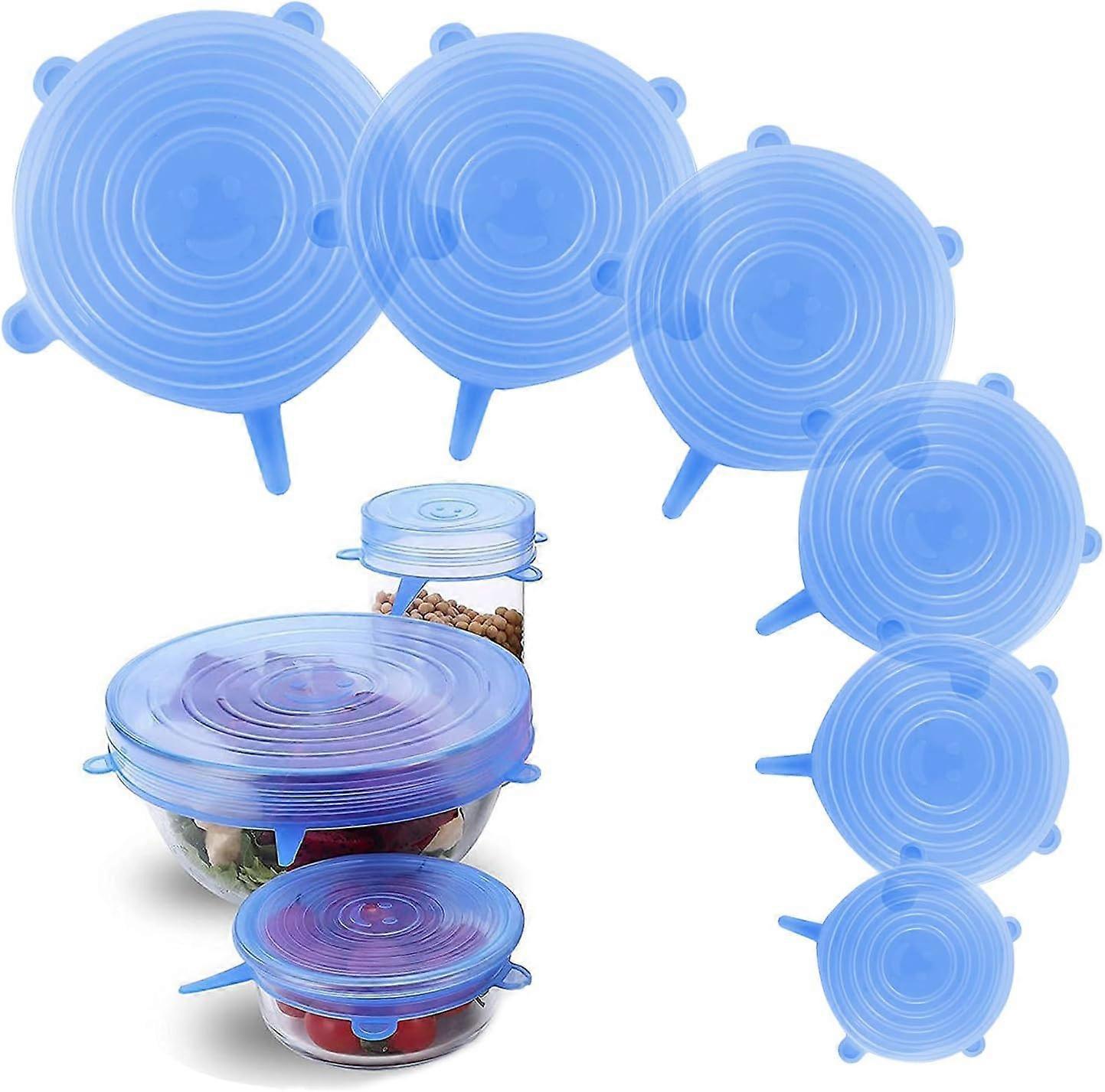 Reusable Silicone Stretch Lids 6 Pack