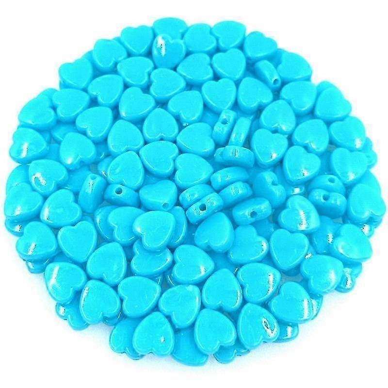 Acrylic Heart Beads 50pcs Pack
